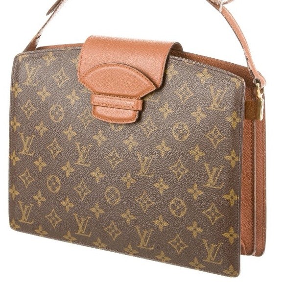 Authentic Louis Vuitton Courcelles Vintage Monogram Canvas Messenger Bag - Picture 1 of 16